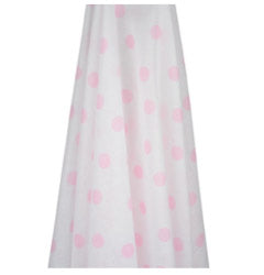 White with Pink Spot muslin